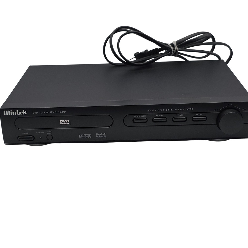 Mintek DVD Player DVD-1600 Black MP3 CD-R/RW Kodak Picture CD‎ Dolby Digital